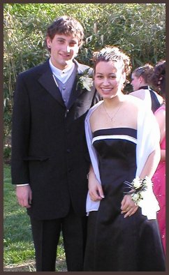 Lynn and Andrew at the pre-Prom Party